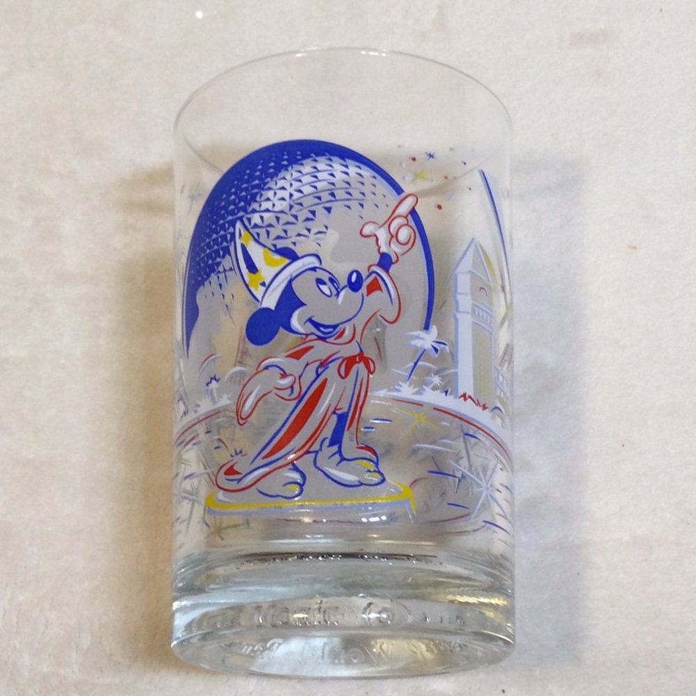 DISNEY McDonalds Anniversary Glasses 4 Count Vintage Mickey Goofy Donald Duck - Picture 7 of 16